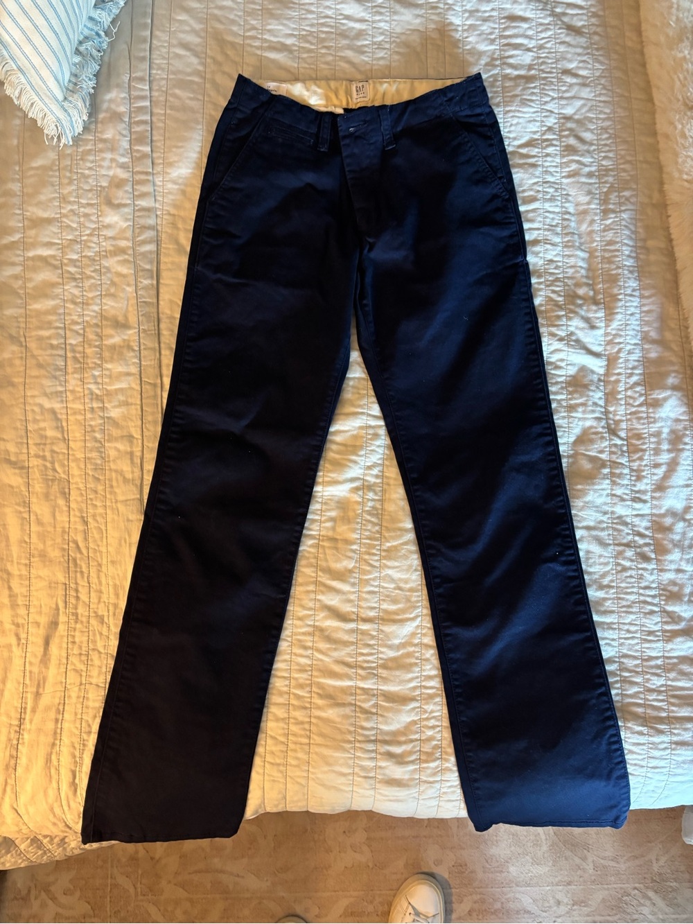 GAP Teen Straight Pants in Navy